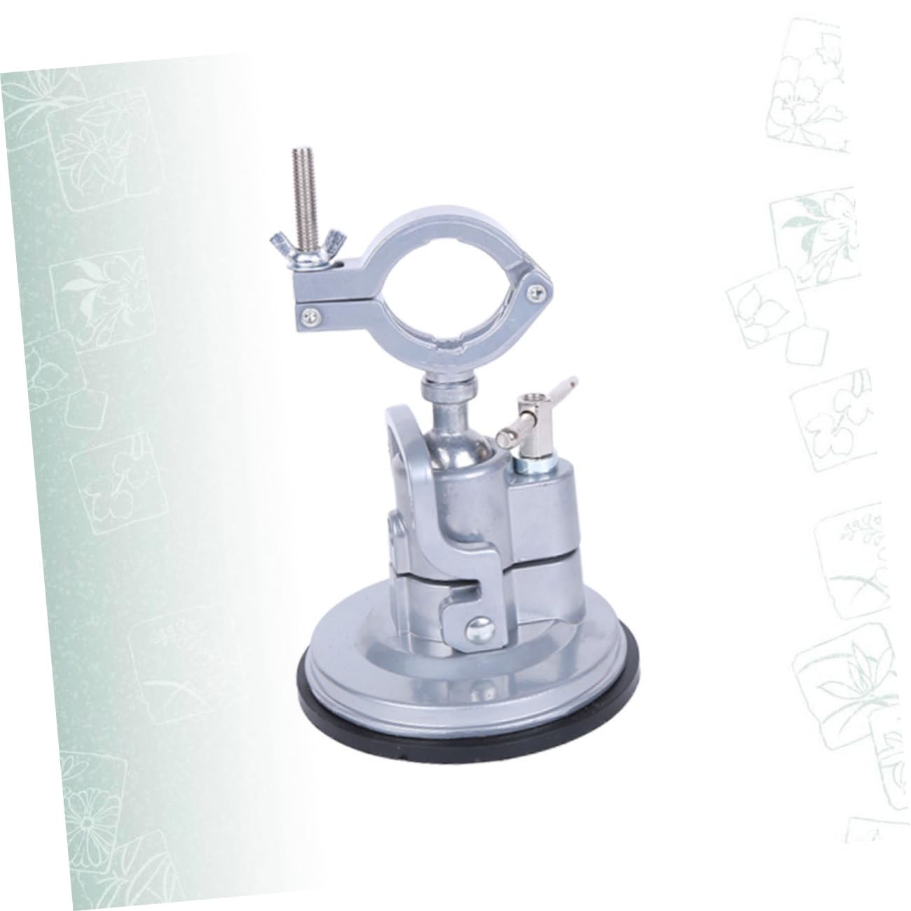 FUNOMOCYA Heavy Duty Drill Suction Cup Holder 360 Degree Aluminum Alloy Gymbal Swivel Stand