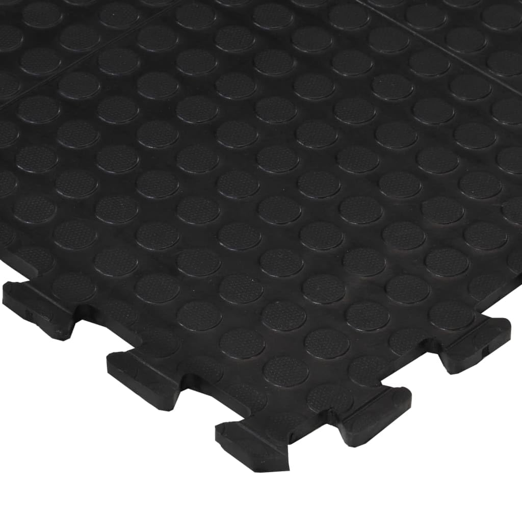 Gummimatte 90x120 cm 12 mm Bodenschutzmatte rutschfeste Bodenfliese für Fitnessstudio Garage