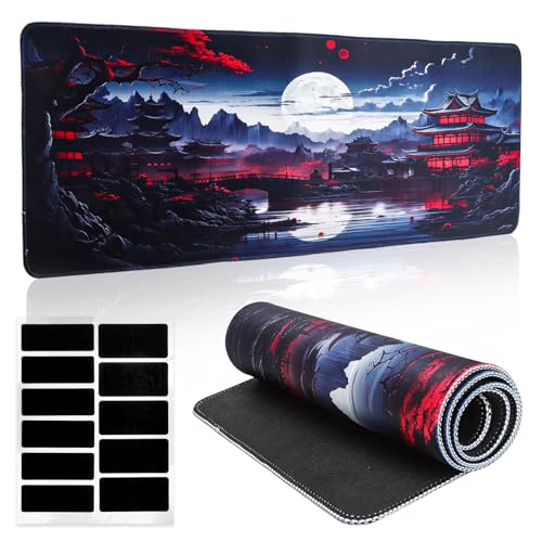 GZRXIOUS XXL Gaming Mauspad 800×300mm, Großes Mauspad mit...