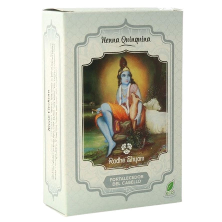 Henna Quinquina Fortalecedor Polvo 100g | Tinte 100% Natural y Ecológico Certificado | Coloración Sin Químicos, Nutre, Fortalece y Aporta Brillo Natural | Ideal Cabello Dañado