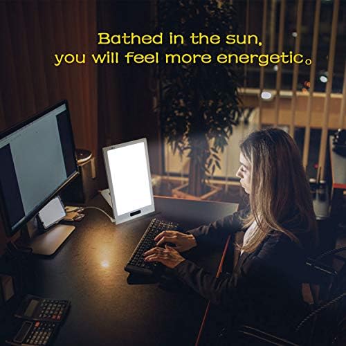Bright 12,000 Lux Light Therapy Lamp