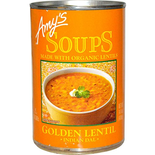 Amy's Organic Soup Golden Lentil, 14.4 Ounce (pack Of 12)