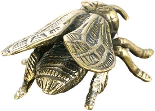 Estatua de latón escultura de animal Estatua de jardín vintage para arte mesa de té Festival de Pascua Decoración coleccionable