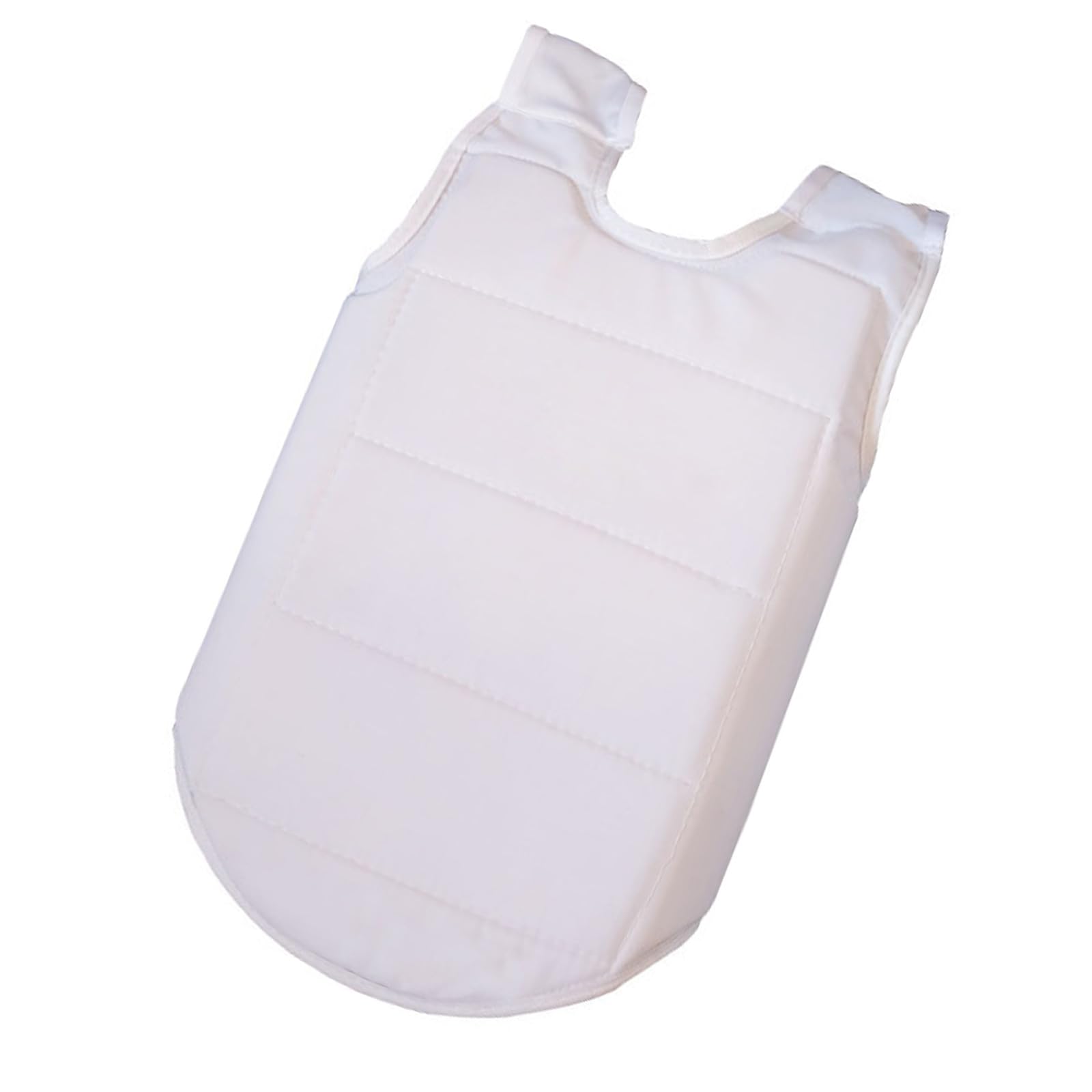 Zwwaazhf White Chest Guard Body Protector Karate Chest Protector Kickboxing Upper Body Belly Rib Pad For Kid Taekwondo Polyester Guard