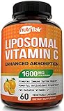 NutriFlair Liposomal Vitamin C 1600mg, 60 Capsules
