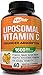 NutriFlair Liposomal Vitamin C 1400mg - High Absorption, Fat Soluble Vit C Antioxidant Supplement, Higher Bioavailability Immune System Support & Collagen Booster, High Dose Lypo Spheric (60 Capsules)