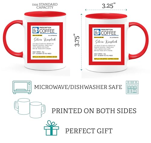Taza de café personalizada de cerámica 11 oz miniatura 6