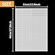 QoTang 2 Stück Aquarium Trennwand,Aquarium Teiler Aquarium Kunststoffgitter Platte Aquarium Tank Grid Trennung Kann Geschnitten,Mit 12 Stück Saugnapf, 33 * 44cm