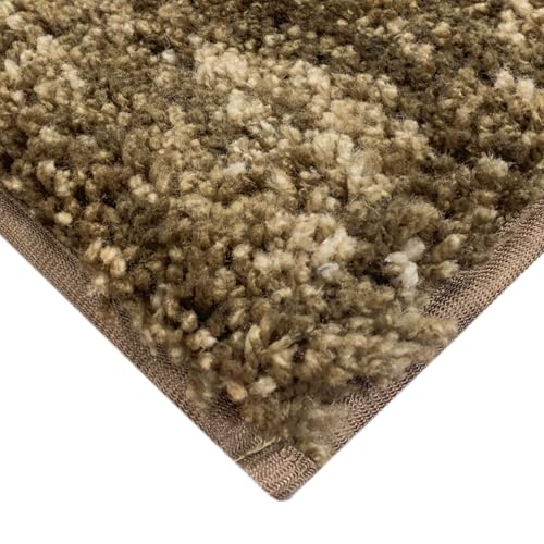 Image of Amazon Brand - Umi Hawai Microfiber Bath Mat Super Soft Non-Slip Washable Multipurpose Bathroom mat, Bedroom Doormat for Home -Brown, (60x90 cm) Pack of 1