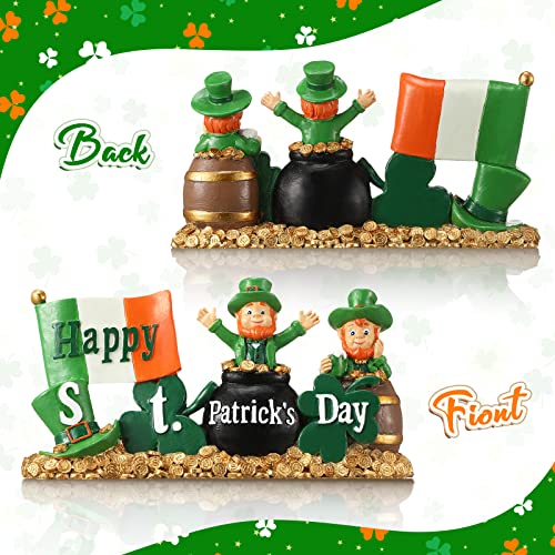 Fumete-Happy-Saint-Patricks-Day-Leprechaun-Figurines-Table-Decorations-Resin-Saint-Patricks-Day-Green-Shamrock-Decorations-Spring-Figurines-Home-Decor-for-Household-Office Fumete Happy Saint Patricks Day Leprechaun Figurines Table Decorations Resin Saint Patricks Day Green Shamrock Decorations Spring Figurines Home Decor for Household Office