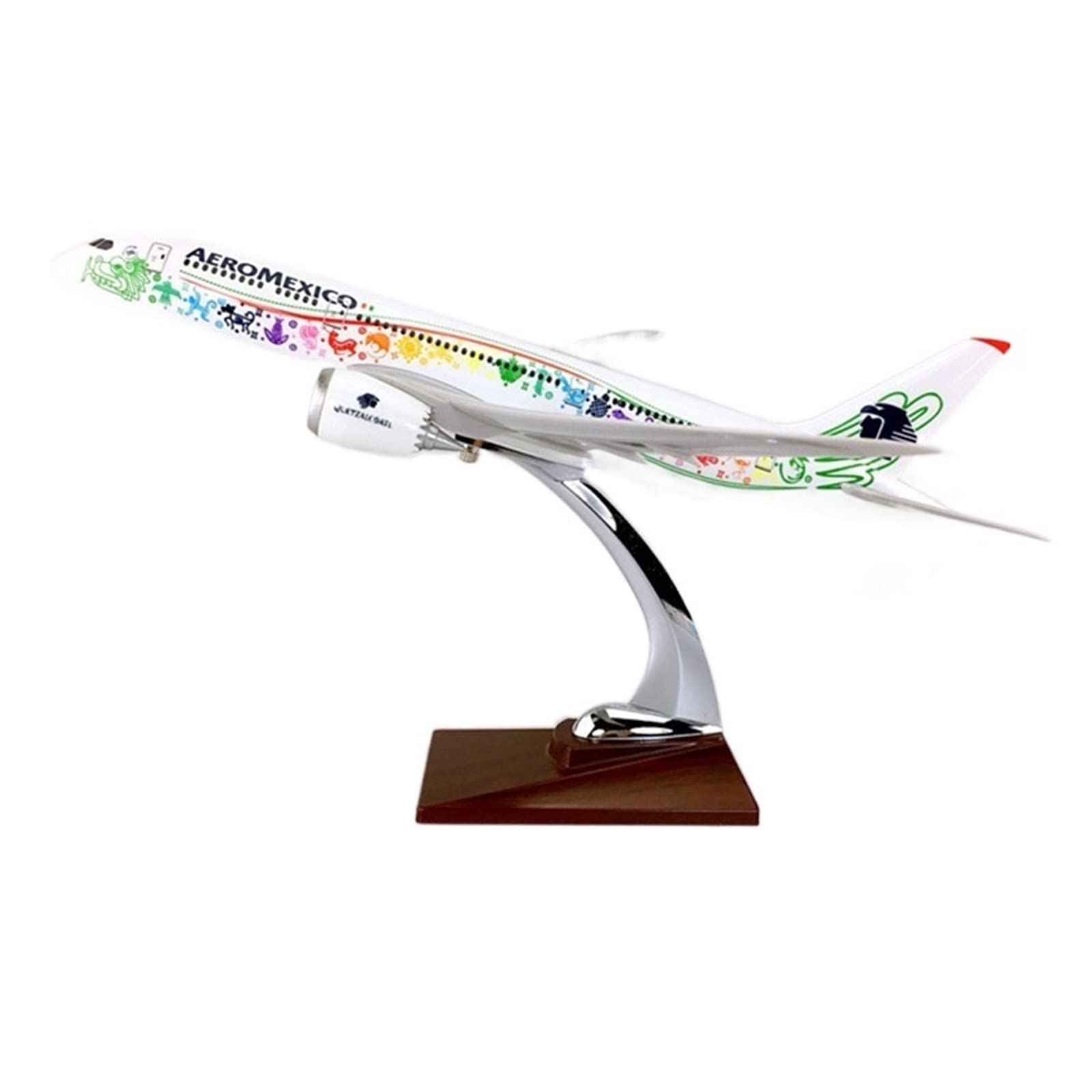 Modele samolotów na małą skalę 36cm 1 150 skala dla B787-800 z podstawą gotowy Model zabawkowy Model samolotu zestaw do budowania