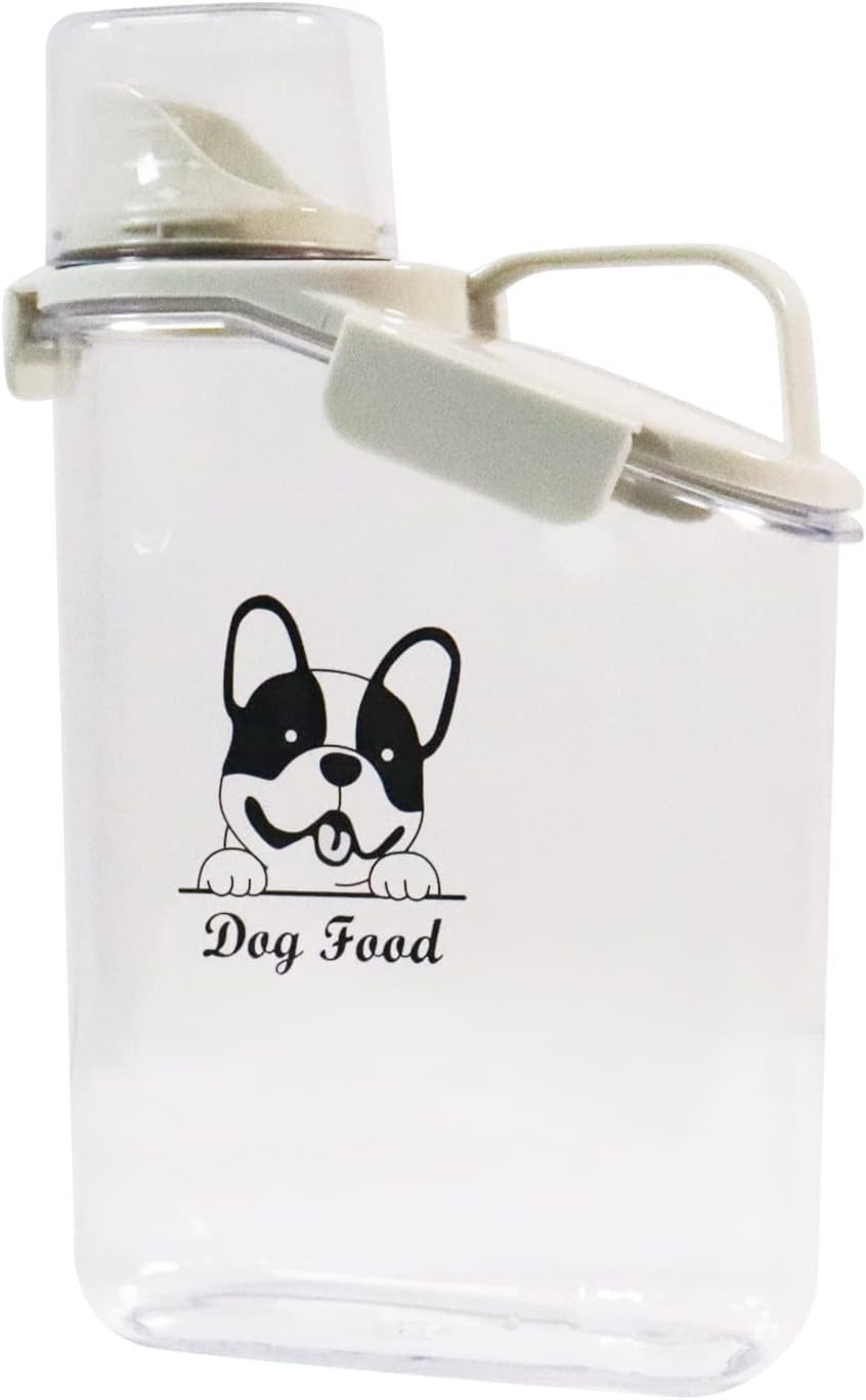 Ctomche Dog Food Storage Container Airtight Portable Dog Food Bin with