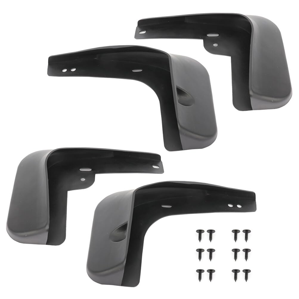 SCITOO 4pcs Black Front & Rear Mud Flaps Splash Guards for Hyundai Elantra 2011-2016 03RSA3101ABK