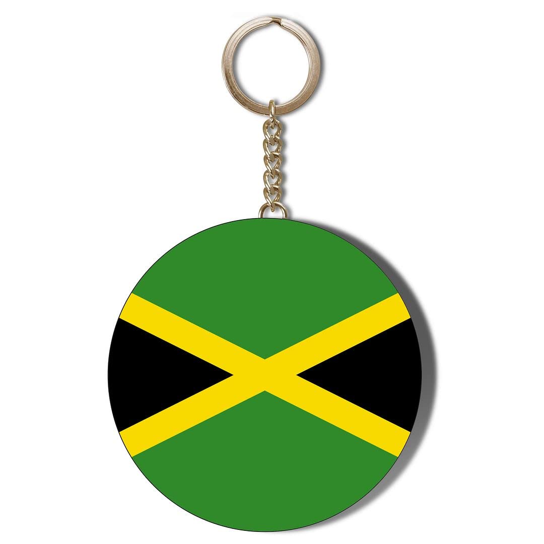 Gift Insanity JAMAICA FLAG 55mm KEYRING BOTTLE OPENER