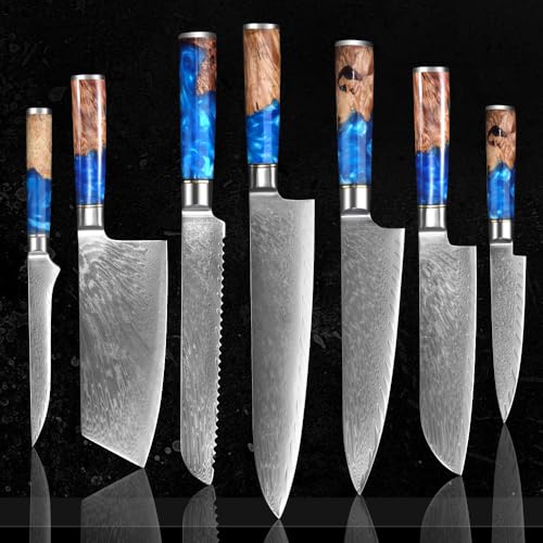 Set Cuchillos Cocina 7 Piezas Acero Inox miniatura 7