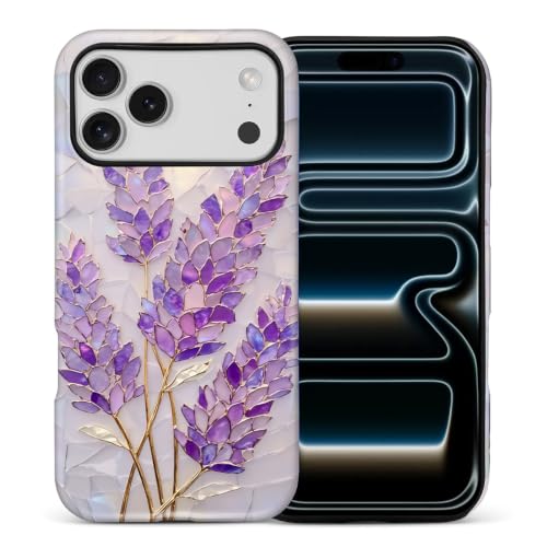 Coque iPhone 17 Pro Max silicone liquide antichoc lavande souple