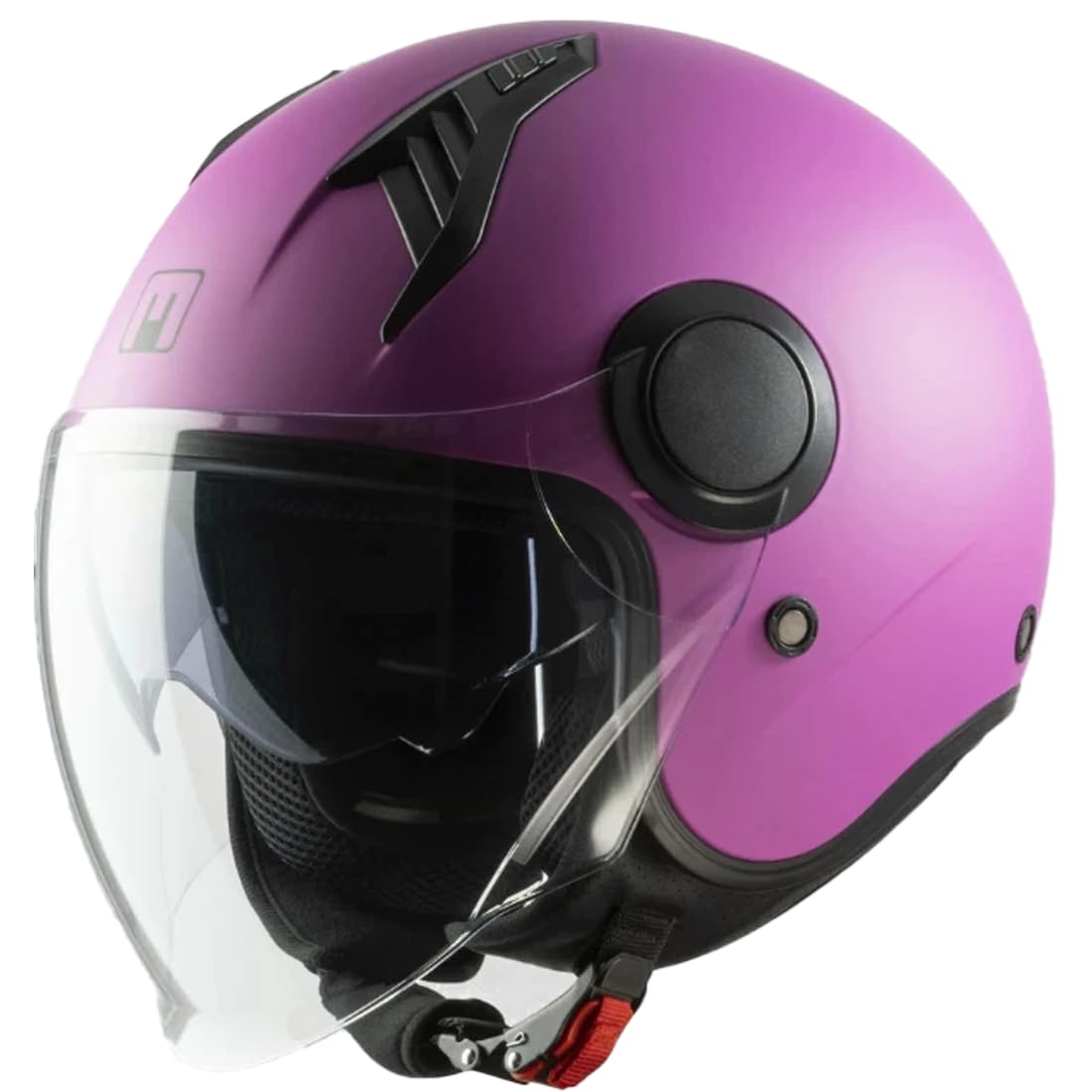 Casco Jet MPH NEW ONE ECE 22.06 Doppia Visiera Fucsia Rosa