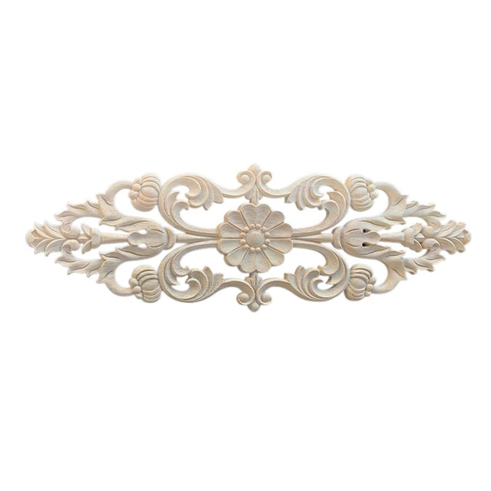 Applique en bois de 59cm pour réparer un meuble abîmé et embellir une décoration florale