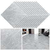 フロアタイル 大理石 6畳 貼るだけ 置くだけ 約45cm*45cm 雰囲気転換 気軽に部屋改造 滑り止め 粘着シート 大理石調 フローリングシート 厚さ1.8mm フロアマット DIY 床材 リメイクシート（Qタイプ、50枚、約6.4畳分）
