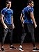 Neleus Men's 3 Pack Compression Baselayer Athletic Workout T Shirts,5022,Black,Grey,Red,US M,EU L