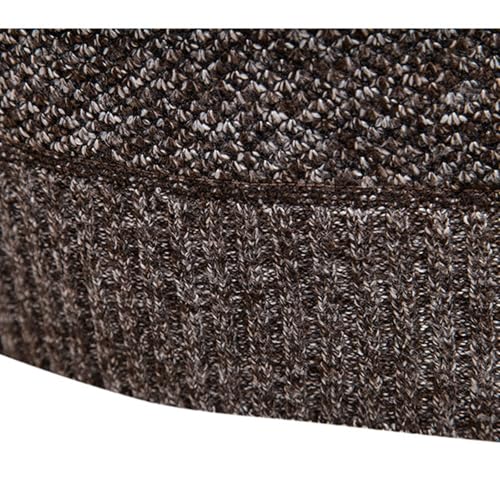 Men's Quarter Zip Sweaters Knitted Mock Neck Long Sleeve Pullover Sweater Tops Casual Solid Long Sleeve Sweater4