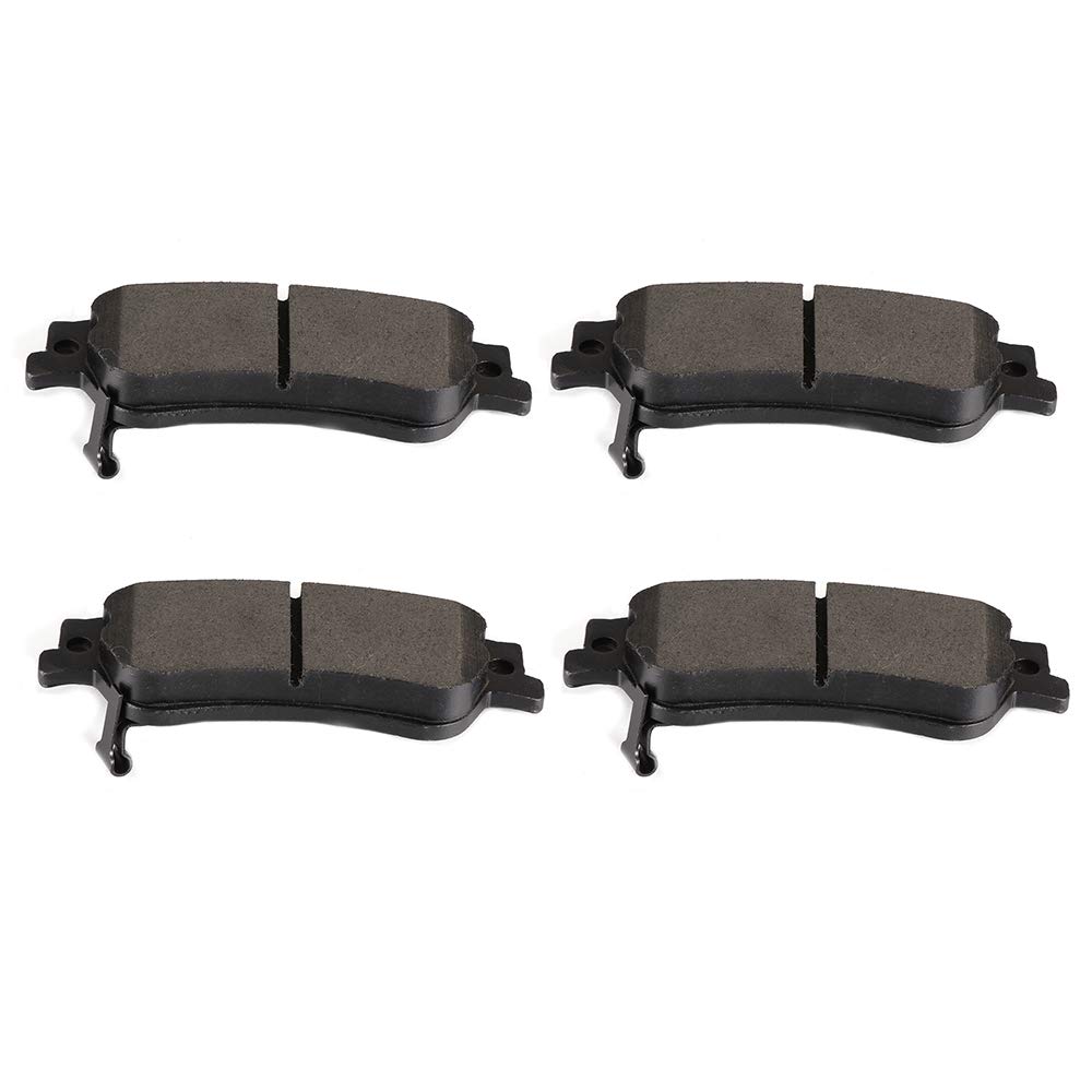 cciyu D1352 Brake Pads w/Hardware Rear Disc Brake Pad Set