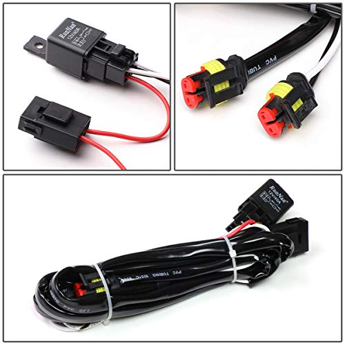 Image of DNA Motoring FGBP-003 1-Piece Design Rock Crawler Front Winch Bumper w /LED Fog Light Compatible with 13-18 Dodge Ram 1500, Black