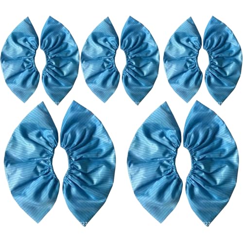 5 pares de fundas protectoras para zapatos, antideslizantes, transpirables, versátiles, protección para zapatos reciclables, para el hogar