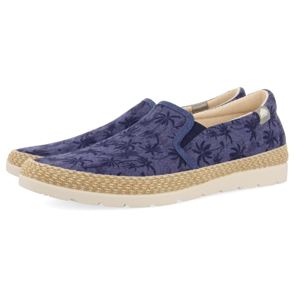 GIOSEPPO Men's sortino Espadrille Wedge Sandal, Navy, 9.5 UK