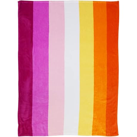 Lesbian Sunset Pride Ultra-Plush Blanket: Your Pride, Wrapped in Comfort