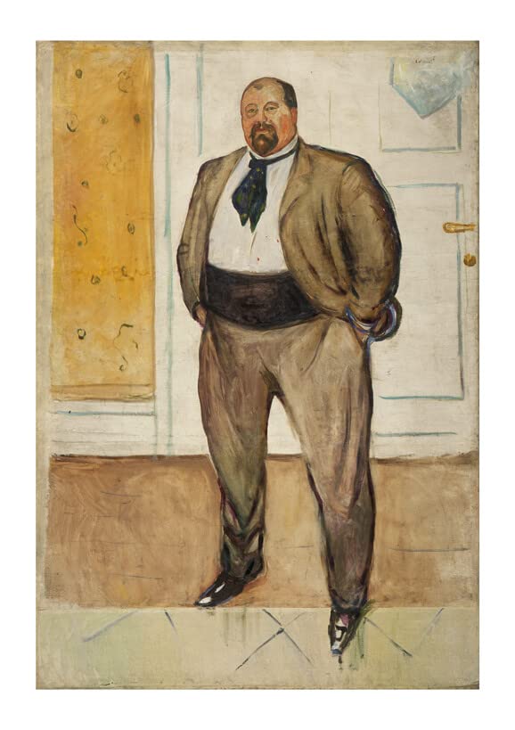 Affiche Edvard Munch encadrée petit modèle mat pour mur sans reflet