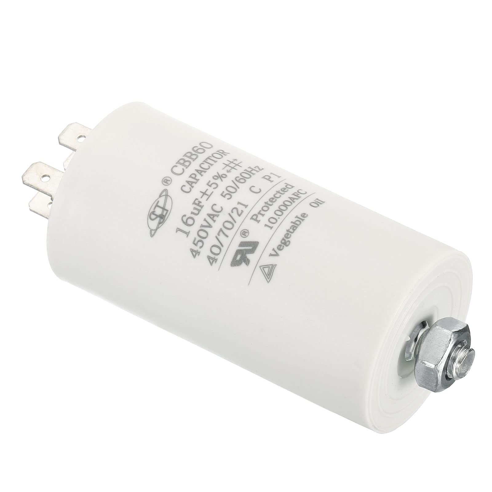 1 pièces CBB60 condensateur de fonctionnement 16uF 450V AC Double 1 pièces CBB60 condensateur de fonctionnement 16uF 450V AC Double