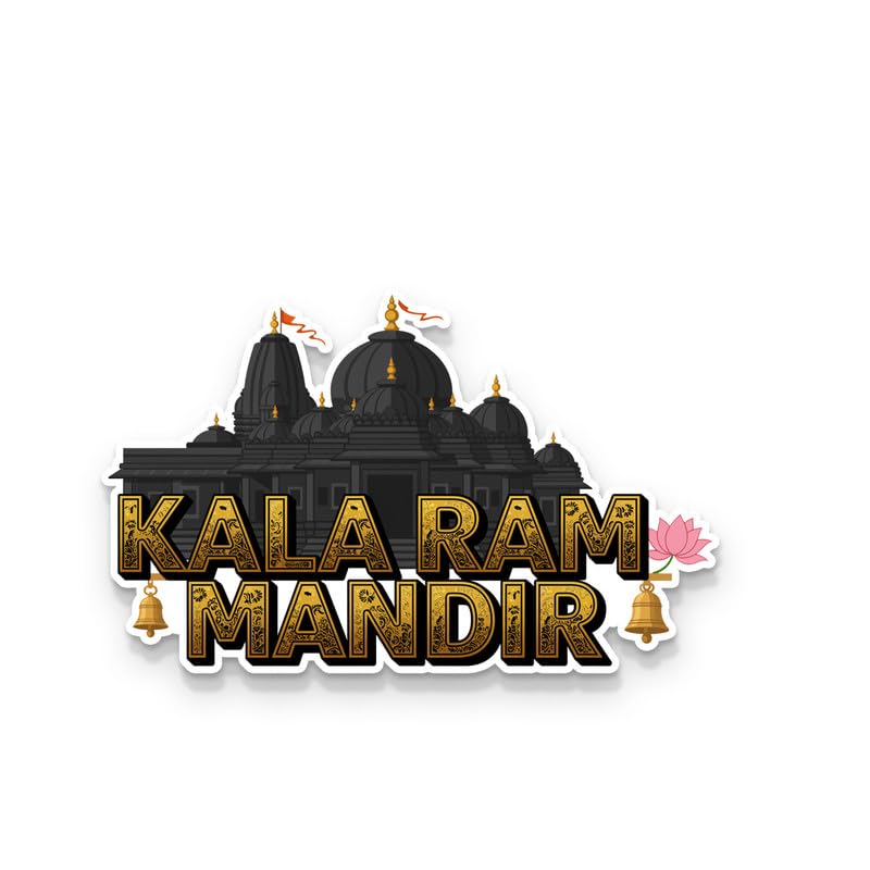 Image of Kalaram Temple Fridge Magnets, Glossy Finish, Stylish Magnet for Fridge, Wardrobe & Metal Surfaces