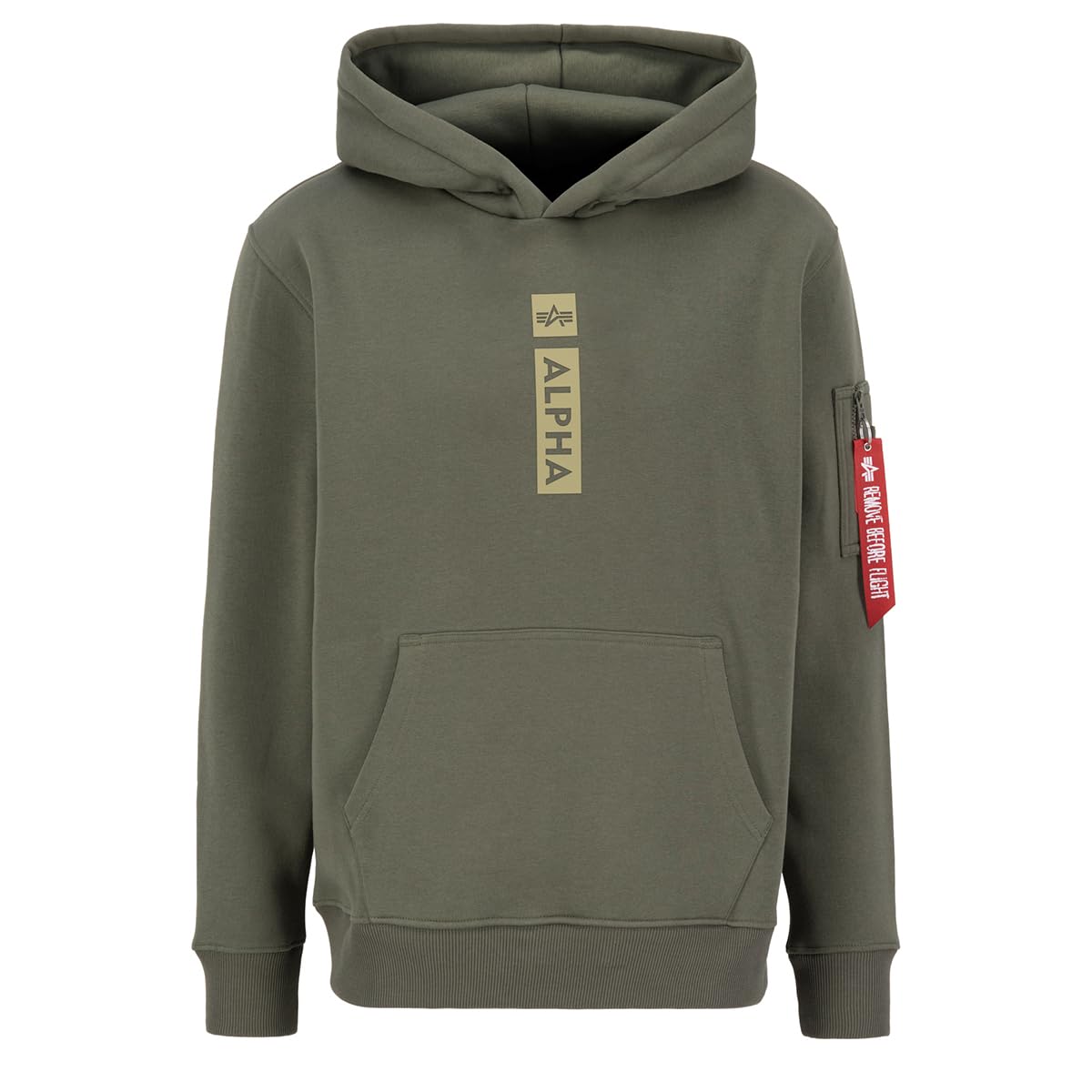 Alpha Industries PP Bluza z kapturem dla mężczyzn Dark Olive