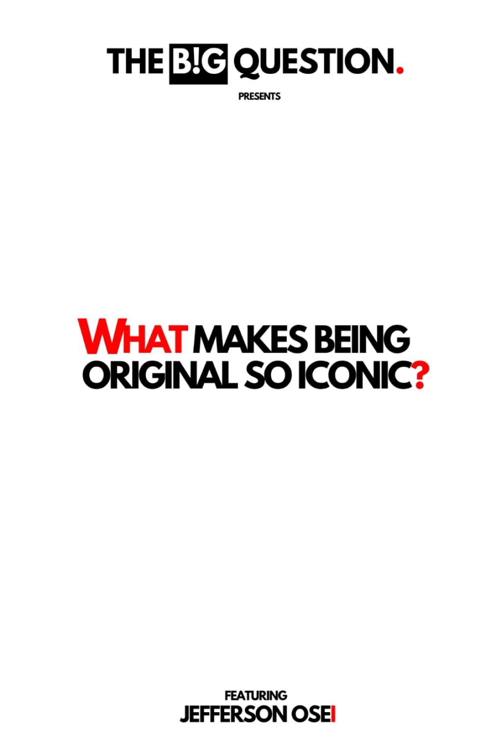 What makes being original so iconic?: A Daily Paper, origins story (TBQ series)