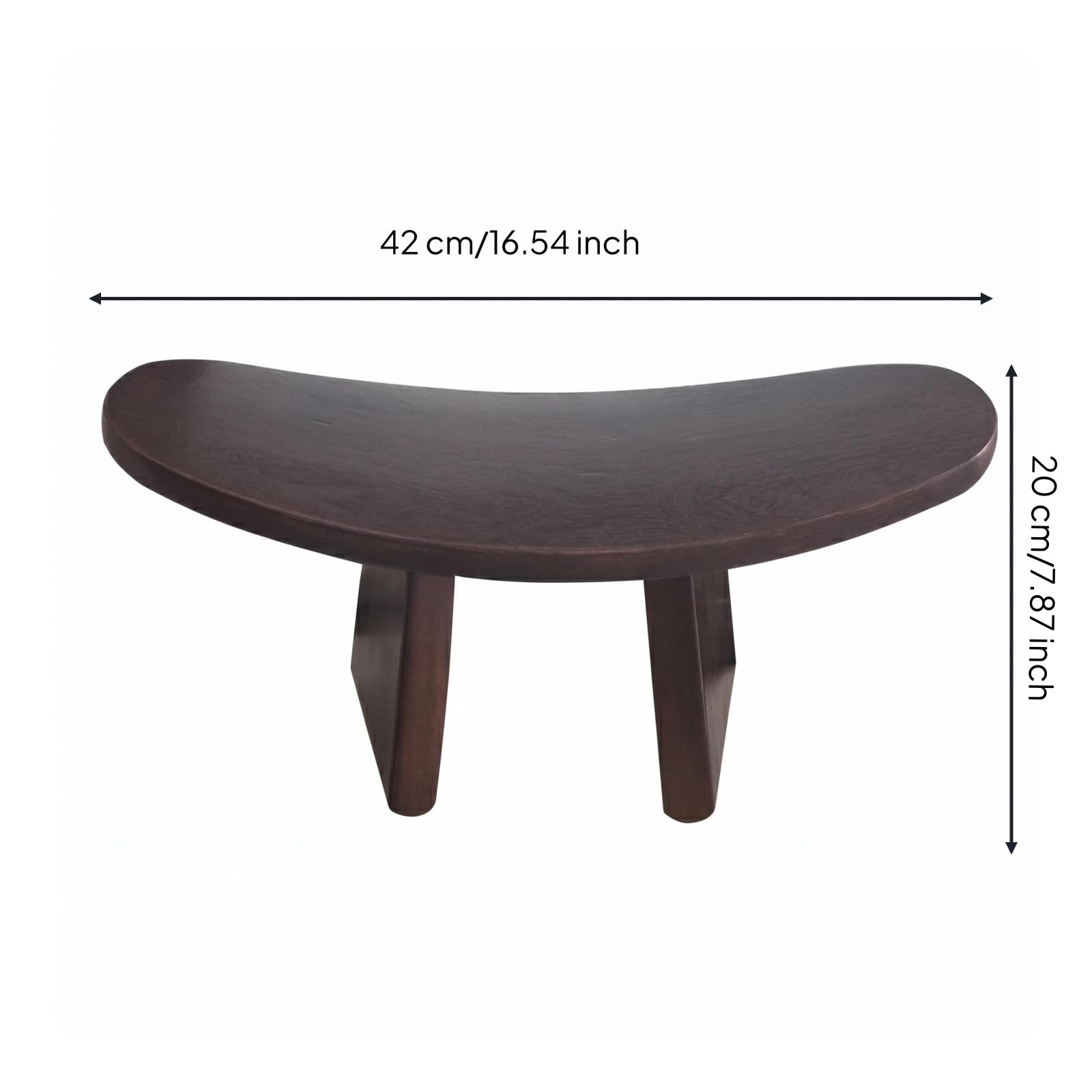 Sedia Meditazione Compatta in Legno Poplar Inginocchiatoio Ergonomica Superficie Liscia Struttura Solida Adatta per Meditazione Relax Ambiente Domestico, 42 21 20 CM, Legno Naturale