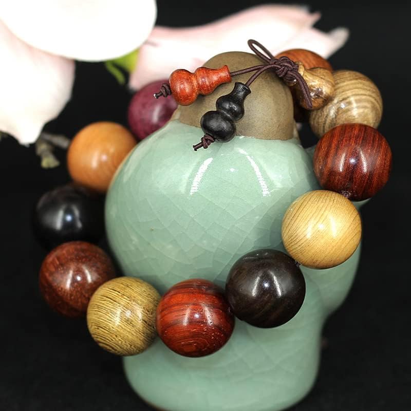 多宝珠手串2.0 檀木佛珠念珠108颗手链 多种材质(精选多宝珠手链0.8)