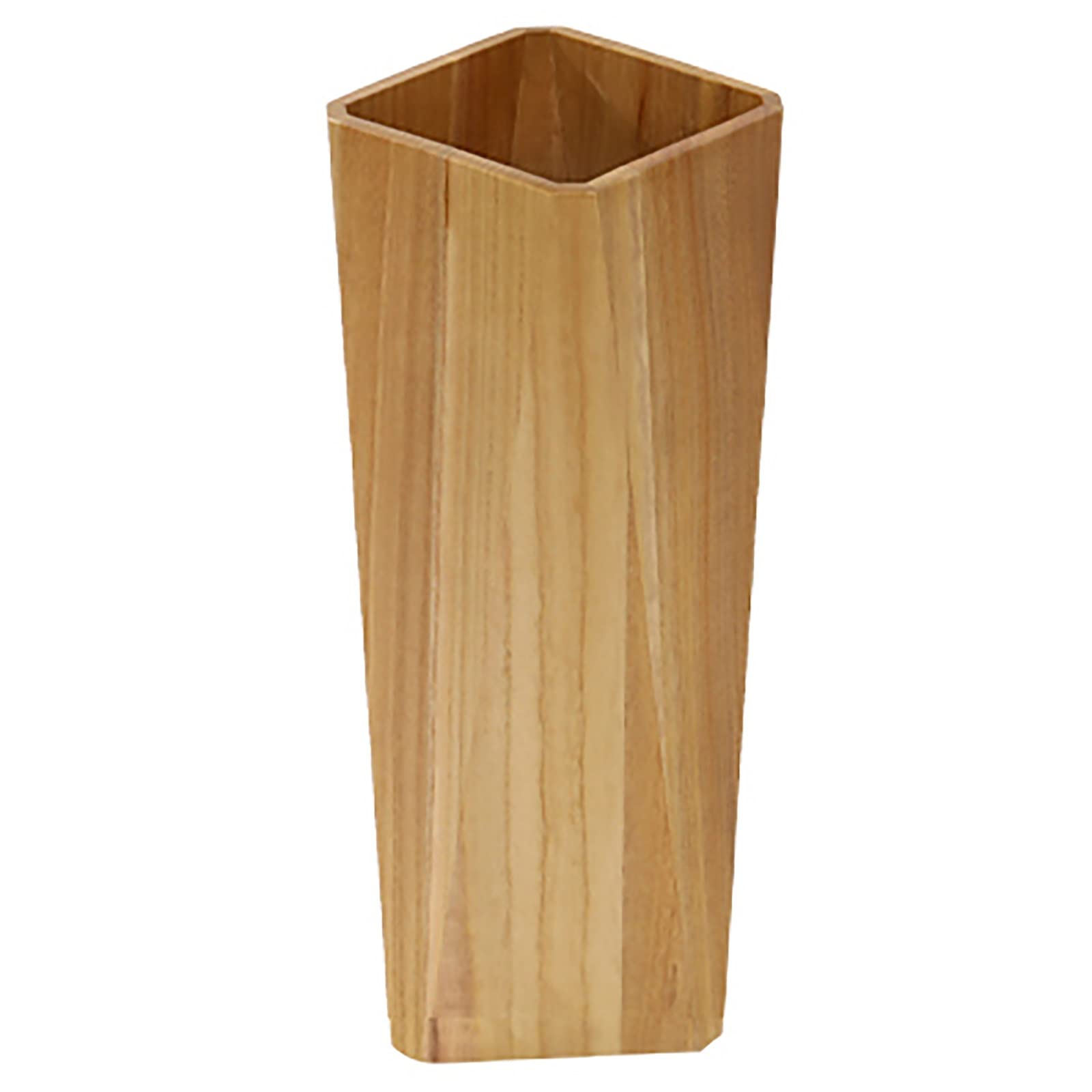 FCXWEVR Wooden Umbrella Stand with Drip Tray for Entryway Small Size Ideal for Walking Sticks and Umbrellas