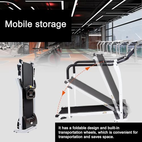 Image of Walking Pad Treadmill for SeniorFoldable Exercise Treadmill with Stable and Safe Structural DesignLarge LCD Display for ElderlyLong Handrail for Balance