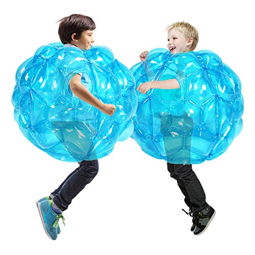 Balle Sumo pour enfants Lot de 2 de 60 cm coloris bleu pour s'amuser en plein air dès 3 ans
