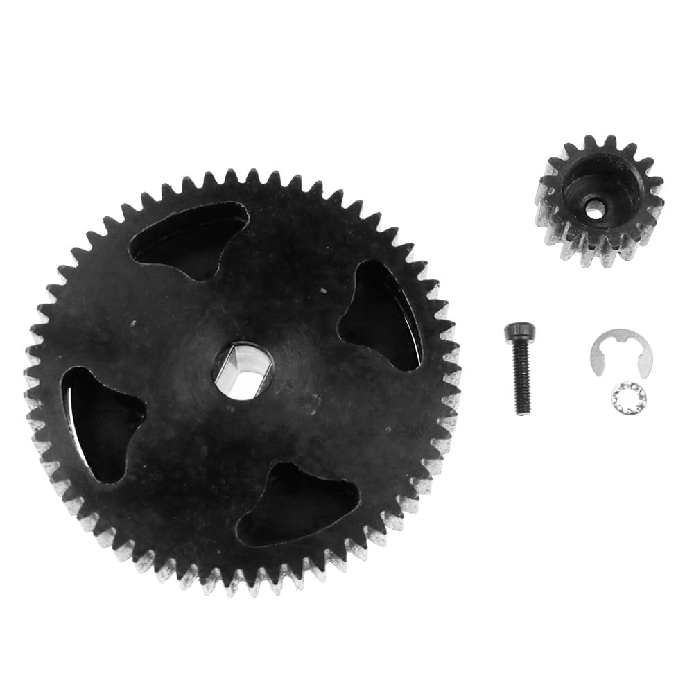 FLMLF Ingranaggio cilindrico ad alta coppia in metallo 58T 16T Set misura per 1/5 HPI ROVAN Rofun Kingmotor Baja 5B 5T 5SC SS Rc Ricambi auto