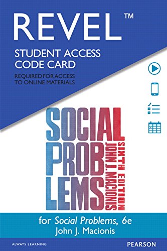 REVEL for Social Problems -- Access Card (6th Edition)