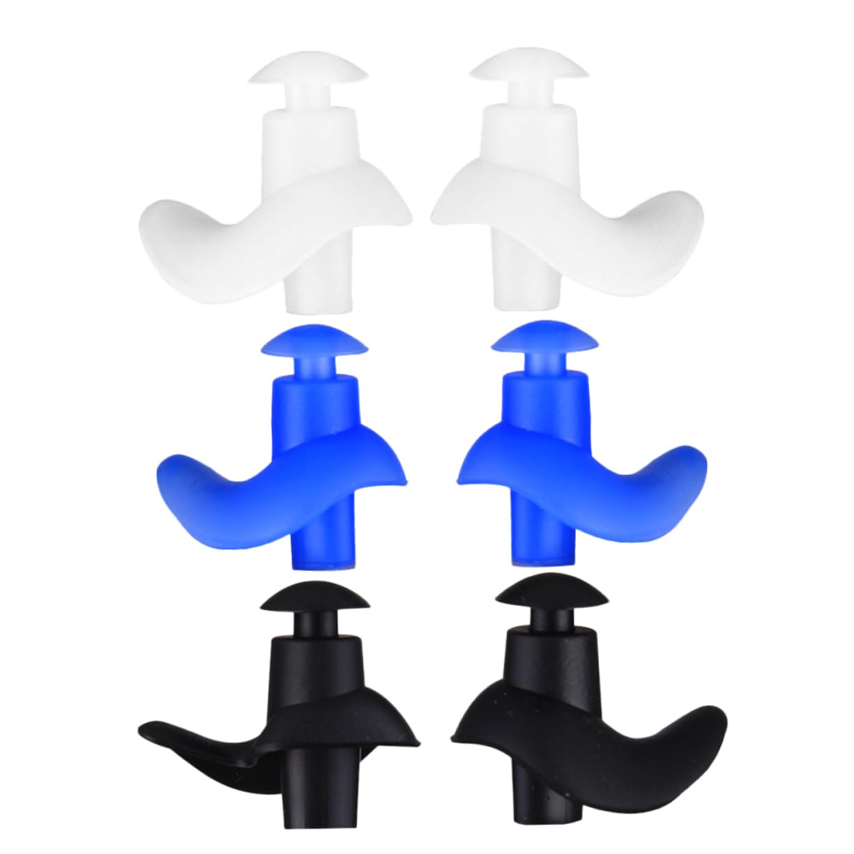 FOMIYES 3 Sets of Diving Water Ear Plugs Silicone Waterproof Comfortable for Swimming Diving Sports Ages