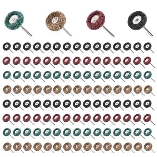 Roues abrasives pour Dremel meulage de précision et polissage mini outil rotatif grain 80-400