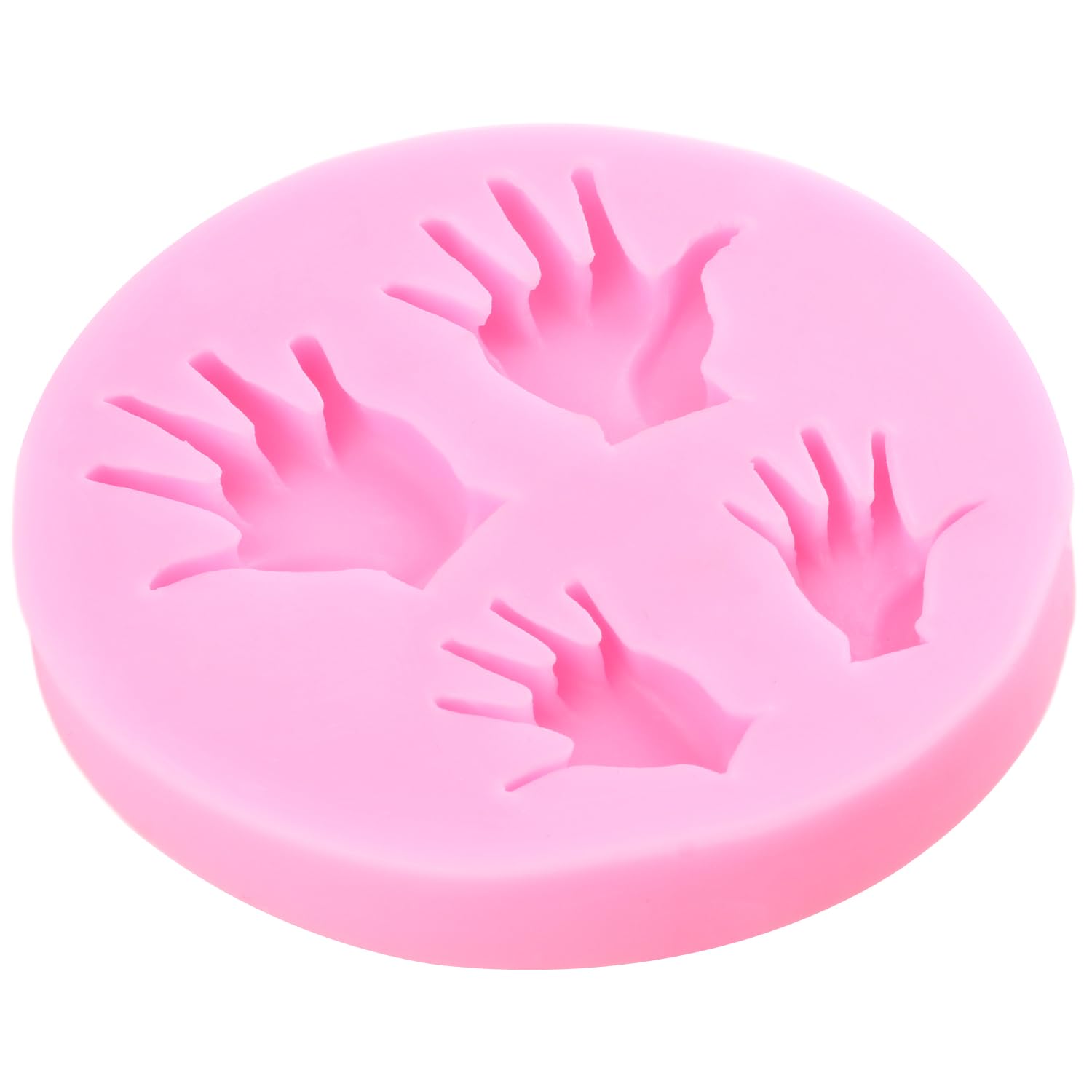 XMOLDNMS Baby Silicone Fondant Moulds Baby Hand Silicone Mould for Baby Shower Cake Decoration Cupcake Topper Candy Chocolate Polymer Clay Gum Paste - Image 4
