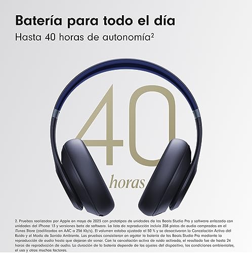 Beats Studio Pro auriculares inalámbricos Bluetooth para música y viajes en avión 3