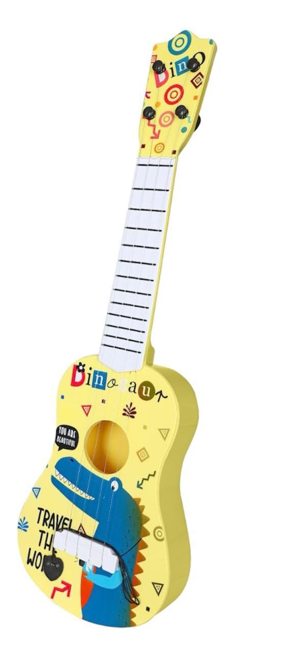 Goyals Guitar Toy 4 Strings Early Educational Instruments Dinosaur Design Musical Gift Instruments Toys for Kids Toddlers Year of 3+ (Dinosaur Yellow) (B0DB62GYLQ) Amazon Price History, Amazon Price Tracker
