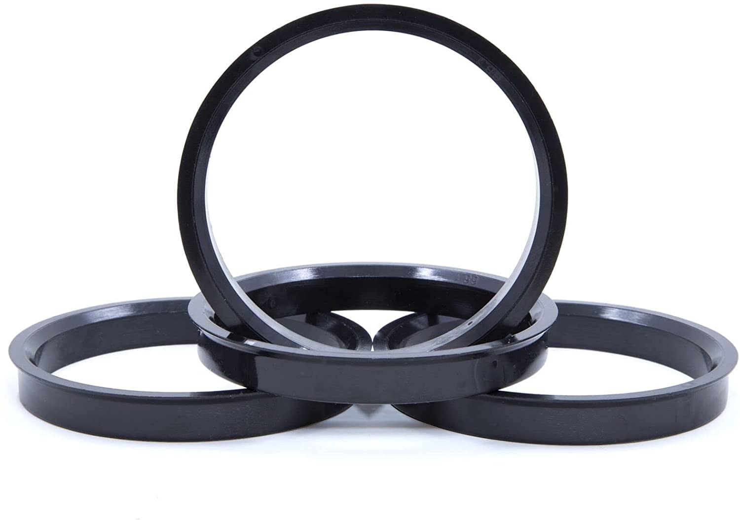 BURANIFUSION 4 Hub Rings 72.6mm to 65.1mm Hubcentric Ring 72.6-65. (Plastic) for Saturn,for Saab,for Pontiac,for Jeep,for Dodge,for Chrysler,for Chevy,for Cadillac Left Right Front Rear WEF0737