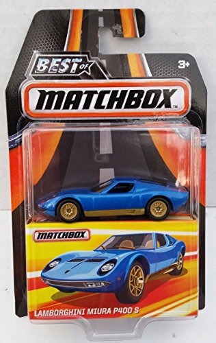 MATCHBOX IL MEGLIO DI Matchbox LAMBORGHINI MIURA P400 S BLU 2017