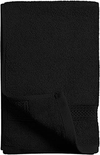 Image of Utopia Towels 72 Pack Premium Hand Towels Set, (16 x 28 inches) 100% Ring Spun Cotton, Ultra Soft and Highly Absorbent 600GSM Towels for Bathroom, Gym, Shower, Hotel, and Spa (Black)